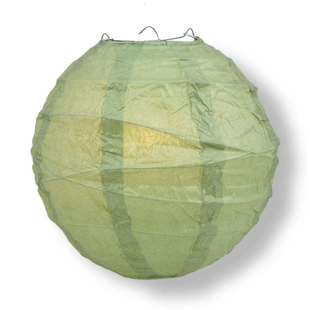 14" Crisscross Ribbing Paper Lanterns - Door-2-Door - Various Colors Available (Master Case, 60-Day Processing)