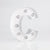 White Marquee Light Letter 'C' LED Metal Sign (8 Inch, Battery Operated w/ Timer) - AsianImportStore.com - B2B Wholesale Lighting and Decor