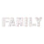 White Marquee Light Word 'Family' LED Metal Sign (8 Inch, Battery Operated w/ Timer) - AsianImportStore.com - B2B Wholesale Lighting and Decor