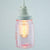 Light Pink Glass Mason Jar Pendant Light Kit, Regular Mouth, White Cord, 15FT - AsianImportStore.com - B2B Wholesale Lighting & Decor since 2002