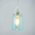 Water Blue Glass Mason Jar Pendant Light Kit, Regular Mouth, Clear Cord, 15FT - AsianImportStore.com - B2B Wholesale Lighting and Decor