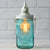Fantado Water Blue Glass Mason Jar Pendant Light Kit, Wide Mouth, White Cord, 15FT - AsianImportStore.com - B2B Wholesale Lighting and Decor