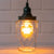 Fantado Mason Jar Pendant Light Kit, Wide Mouth, Black Cord, 15FT - AsianImportStore.com - B2B Wholesale Lighting and Decor