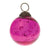 2.5-Inch Fuchsia Ava Mercury Glass Ball Ornament Christmas Holiday Decoration