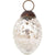 (20 PACK) 2.5" Silver Marie Mercury Egg Glass Ball Ornament Christmas Decoration