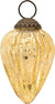 BLOWOUT (20 PACK) 3" Gold Laura Mercury Glass Lined Pine Cone Ornament Christmas Decoration