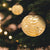 3-Inch Gold Nola Mercury Glass Waved Ball Ornament Christmas Decoration - AsianImportStore.com - B2B Wholesale Lighting & Décor since 2002.