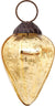 2.5-Inch Gold Zoe Mercury Glass Pine Cone Ornament Christmas Decoration