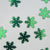 Green Mirrored Christmas Holiday Snowflake Table Confetti / Sticker Decoration (42-PACK) - AsianImportStore.com - B2B Wholesale Lighting and Decor
