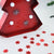 Red Mirrored Christmas Holiday Snowflake Table Confetti / Sticker Decoration (42-PACK) - AsianImportStore.com - B2B Wholesale Lighting and Decor