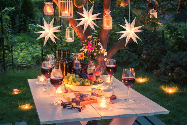 20" White Moravian Weatherproof Star Lantern Lamp, Multi-Point Hanging Decoration (Shade Only)