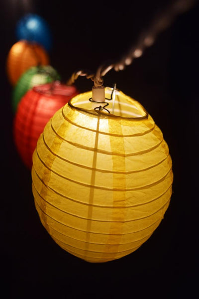 Multi-Color Kawaii Shaped Paper Lantern String String Lights (8FT, Expandable) (UL Listed) - AsianImportStore.com - B2B Wholesale Lighting & Decor since 2002