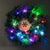 20" Artificial Christmas Pine Wreath w/ 20 Multi-Color LEDs (Battery Powered) - AsianImportStore.com - B2B Wholesale Lighting and Decor