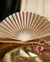 BULK PACK (50) 9" Nude Silk Hand Fans for Weddings - AsianImportStore.com - B2B Wholesale Lighting and Decor