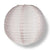 4" Rose Quartz Pink Round Shimmering Nylon Lantern, Even Ribbing, Hanging Decoration (10 PACK) - AsianImportStore.com - B2B Wholesale Lighting & Décor since 2002.