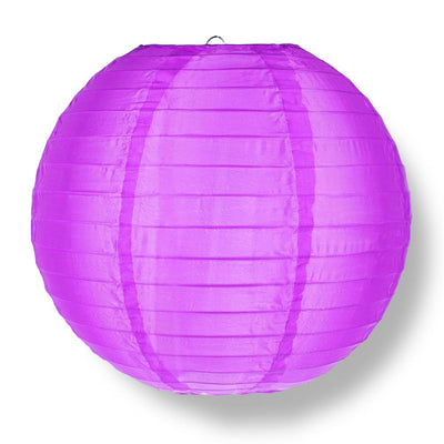 16" Shimmering Even Ribbing Nylon Lanterns - Door-2-Door - Various Colors Available (100-Piece Master Case, 60-Day Processing)
