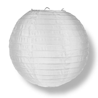 6" Shimmering Even Ribbing Nylon Lanterns - Door-2-Door - Various Colors Available (Master Case, 60-Day Processing)