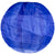 14" Irregular Ribbed Navy Blue Shimmering Nylon Lantern, Durable, Hanging - AsianImportStore.com - B2B Wholesale Lighting & Décor since 2002.