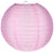 4" Pink Round Shimmering Nylon Lantern, Even Ribbing, Hanging Decoration (10 PACK) - AsianImportStore.com - B2B Wholesale Lighting & Décor since 2002.