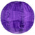 14" Irregular Ribbed Dark Purple Shimmering Nylon Lantern, Durable, Hanging Decoration - AsianImportStore.com - B2B Wholesale Lighting & Décor since 2002.