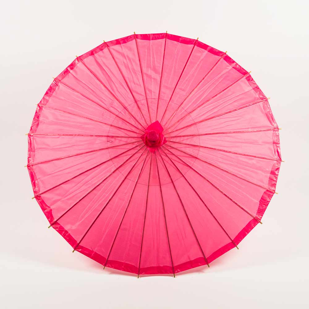 32" Hot Pink Parasol Umbrella, Premium Nylon - AsianImportStore.com - B2B Wholesale Lighting & Decor since 2002