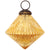 BLOWOUT (20 PACK) Vintage-Style Small Glass Ornament (3-Inch, Gold, Adele Design, Single)
