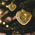 Small Glass Ornament (2-Inch, Gold, Viola Heart Design, Single) - AsianImportStore.com - B2B Wholesale Lighting & Décor since 2002.
