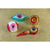 4 Pack | Vintage Indent Ornament Set of 4 (Ivory, Blue and Red) - AsianImportStore.com - B2B Wholesale Lighting and Decor