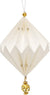 Vanja Design Tasseled Origami Ornament (4-Inch, White, Single) - AsianImportStore.com - B2B Wholesale Lighting and Decor