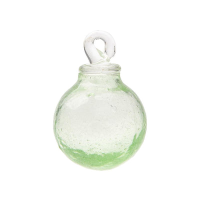 6 Pack|Light Green Cassandra Mini Recycled Glass Ball Ornament - AsianImportStore.com - B2B Wholesale Lighting and Decor