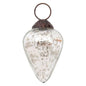 Small Mercury Glass Ornament (2.5-inch, Silver, Zoe Design, Single)