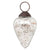 Small Mercury Glass Ornament (2.5-inch, Silver, Zoe Design, Single)