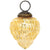 2.5-Inch Gold Melina Mercury Glass Hobnail Pine Cone Ornament Christmas Decoration
