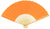 BULK PACK (50) 9" Orange Silk Hand Fans for Weddings - AsianImportStore.com - B2B Wholesale Lighting and Decor