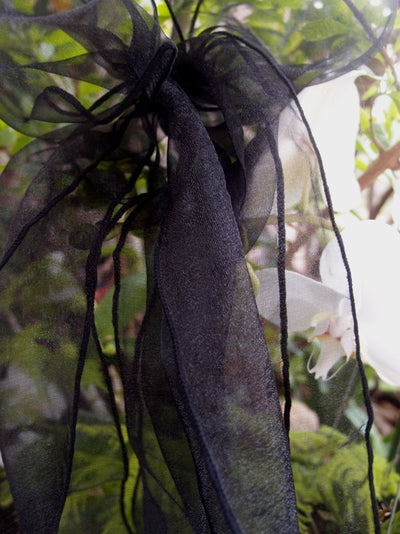Black Organza Chair Sashes (9FT, 10 PACK) - AsianImportStore.com - B2B Wholesale Lighting and Decor