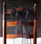 Black Organza Chair Sashes, 9FT (100 PACK) - AsianImportStore.com - B2B Wholesale Lighting and Décor