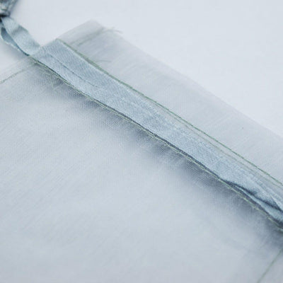 Silver Organza Gift Bag Pouch / Goodie Bag - 4.5 x 5.5in (12-PACK) - AsianImportStore.com - B2B Wholesale Lighting and Decor