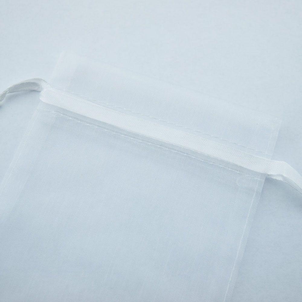 White Organza Gift Bag Pouch / Goodie Bag - 4.5 x 5.5in (12-PACK) - AsianImportStore.com - B2B Wholesale Lighting and Decor