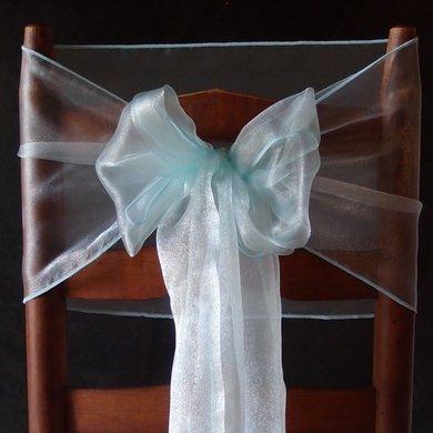 6 Pack Cool Mint Organza Table Runner - 12"x108" - AsianImportStore.com - B2B Wholesale Lighting and Decor