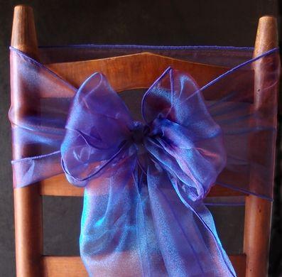 6 Pack Dark Purple Organza Table Runner - 12"x108" - AsianImportStore.com - B2B Wholesale Lighting and Decor