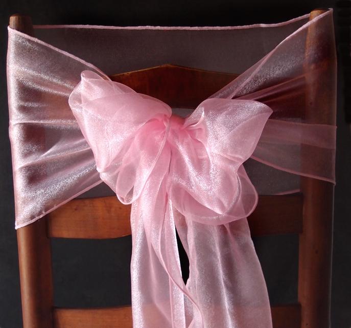  12"x 108" Pink Organza Table Runner - AsianImportStore.com - B2B Wholesale Lighting and Decor
