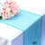 6 Pack Turquoise Organza Table Runner - 12"x108" - AsianImportStore.com - B2B Wholesale Lighting and Decor