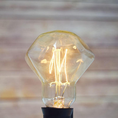10 Socket Outdoor Patio String Light Set, D55 Diamond Bulbs, 10 FT Black Cord w/ E17 Base - AsianImportStore.com - B2B Wholesale Lighting and Decor