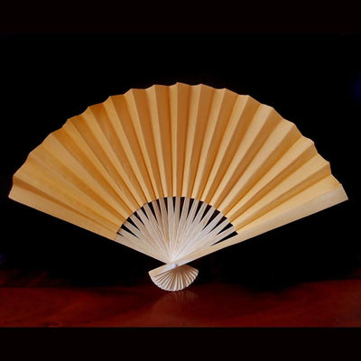 9" Papaya Paper Hand Fans for Weddings (10 PACK) - AsianImportStore.com - B2B Wholesale Lighting and Decor