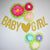 Baby &hearts; Girl Baby Shower Glitter Paper Garland Banner (4-9 FT) - AsianImportStore.com - B2B Wholesale Lighting and Decor