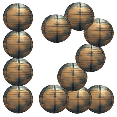 14" Premium Print Cotton Candy Clouds Paper Lantern, Design by Esper - AsianImportStore.com - B2B Wholesale Lighting and Decor