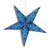 24" Blue Peacock Glitter Paper Star Lantern, Hanging Wedding & Party Decoration - AsianImportStore.com - B2B Wholesale Lighting and Decor