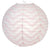 14" Pink Chevron Paper Lantern, Even Ribbing, Hanging Decoration (100 PACK) - AsianImportStore.com - B2B Wholesale Lighting and Décor