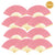 9" Pink Silk Hand Fans for Weddings (10 Pack) - AsianImportStore.com - B2B Wholesale Lighting and Decor