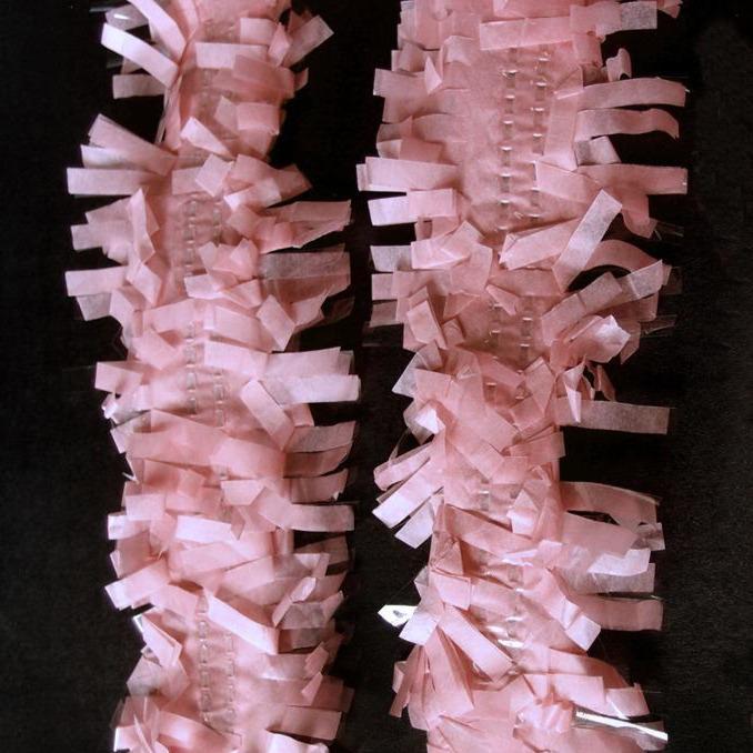  Pink Tissue Festooning Fringe Garlands - AsianImportStore.com - B2B Wholesale Lighting and Decor